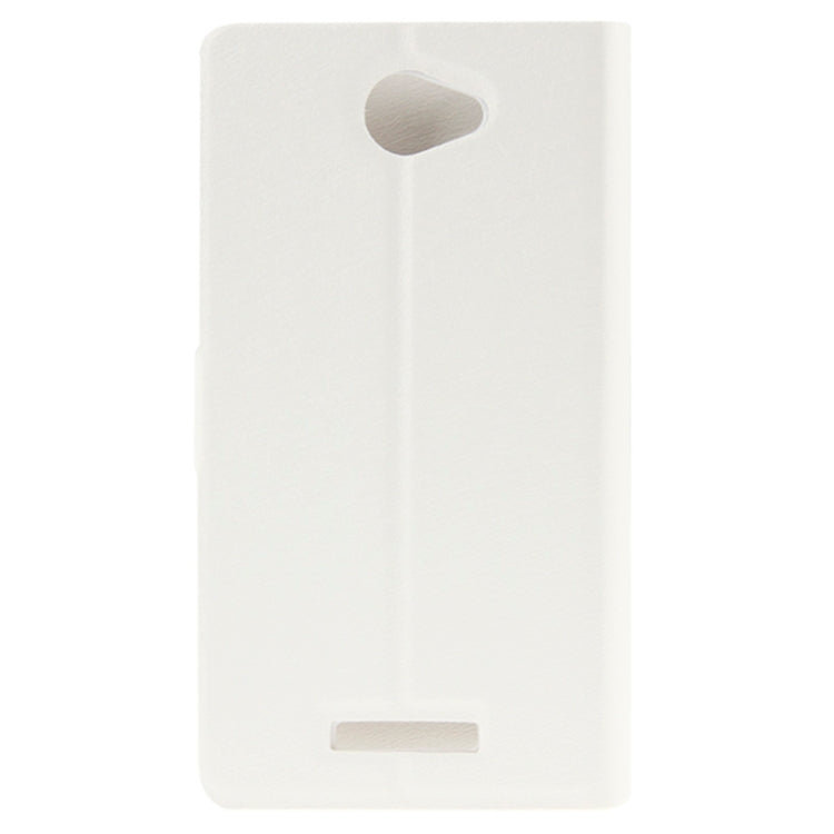 Hairline Texture Flip Leather Case with Credit Card Slots & Holder for Coolpad 5951