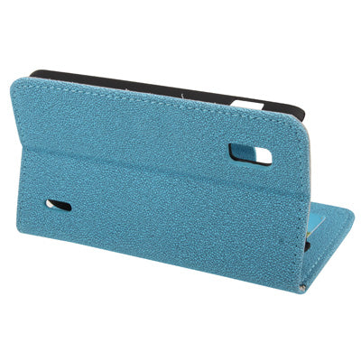 Litchi Texture Leather Case with Holder & Credit Card Slot for HTC One M8
