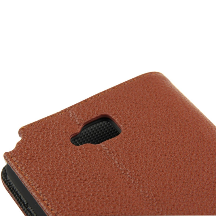 Litchi Texture Flip Leather Case with Credit Card Slots & Holder for LG G Pro Lite / D686