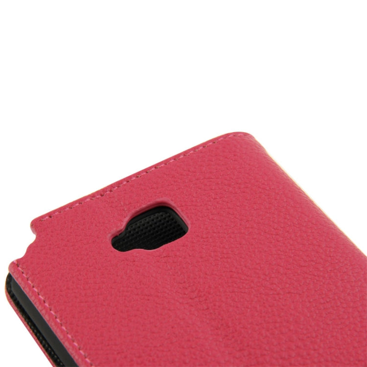Litchi Texture Flip Leather Case with Credit Card Slots & Holder for LG G Pro Lite / D686