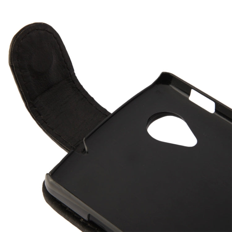 Vertical Flip Leather Case for Google Nexus 5  (Black)