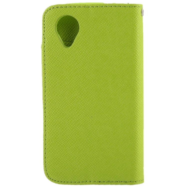 Cross Texture Leather Case with Credit Card Slot & Holder for Google Nexus 5 / D820 / D821