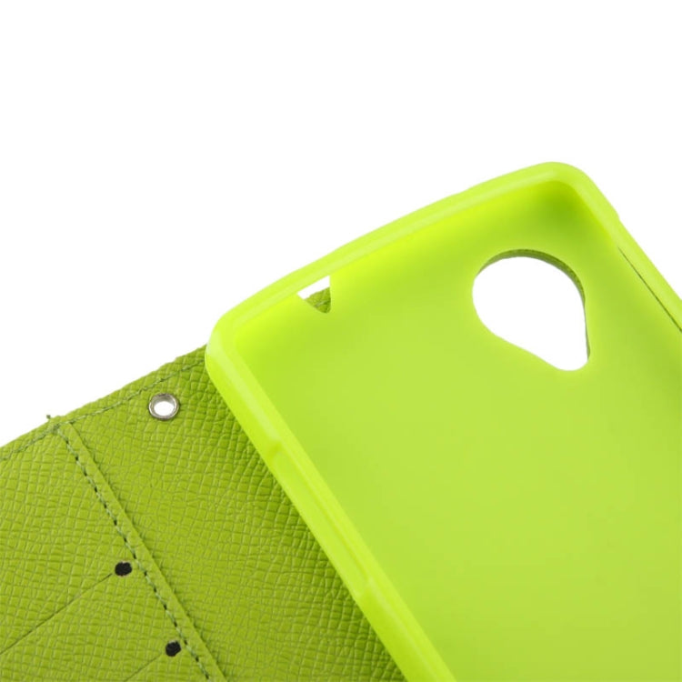 Cross Texture Leather Case with Credit Card Slot & Holder for Google Nexus 5 / D820 / D821