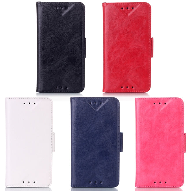 Oil Leather Case with Credit Card Slot & Holder for HTC One / M8