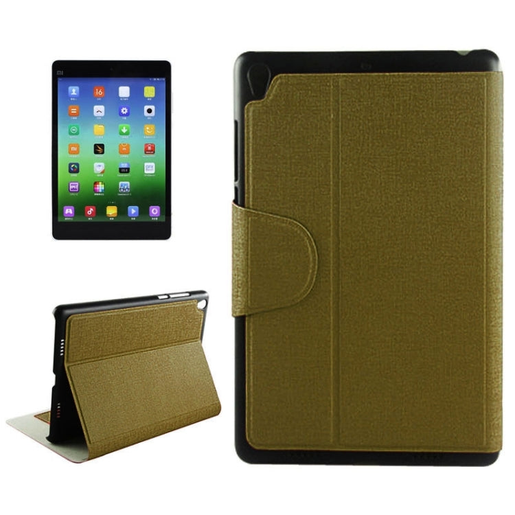 Oracle Texture Horizontal Flip Leather Case with Holder & Card Slots for Xiaomi Mi Pad