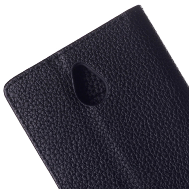 Litchi Texture Magnetic Button Horizontal Flip Leather Case with Card Slots & Holder for Nokia X2