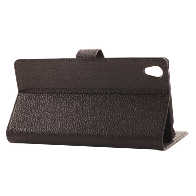 Litchi Texture Horizontal Flip Smart Leather Case with Holder & Card Slots & Wallet for Sony Xperia Z3 / D6653