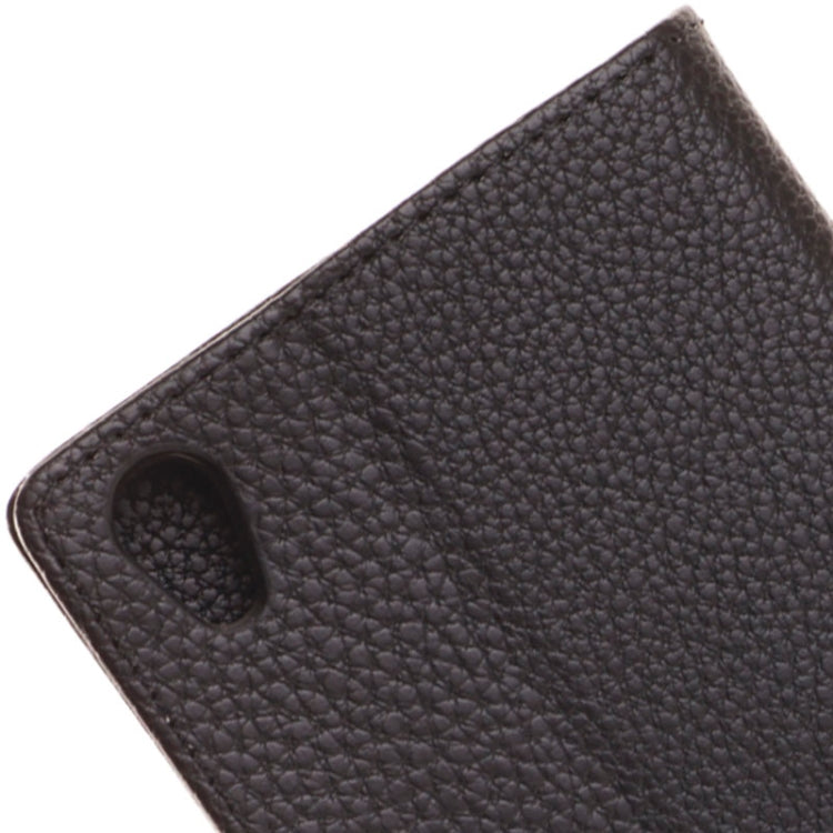 Litchi Texture Horizontal Flip Smart Leather Case with Holder & Card Slots & Wallet for Sony Xperia Z3 / D6653