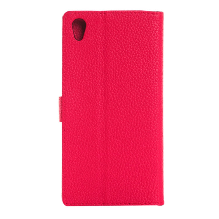 Litchi Texture Horizontal Flip Smart Leather Case with Holder & Card Slots & Wallet for Sony Xperia Z3 / D6653