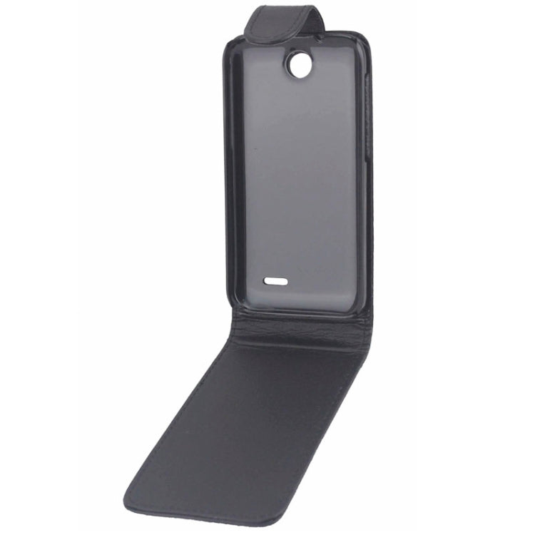 Vertical Flip Leather Case for HTC Desire 310(Black)
