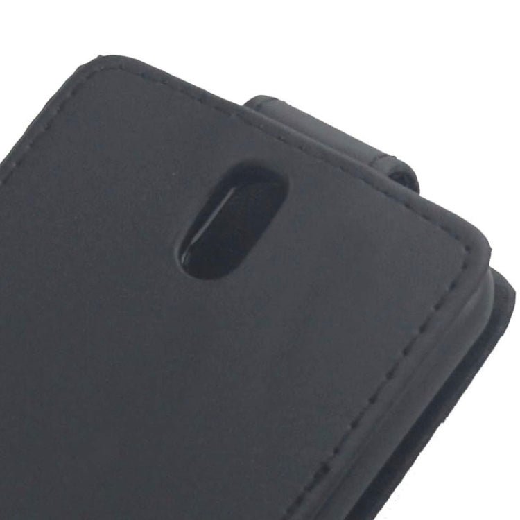 Vertical Flip Leather Case for HTC Desire 610(Black)