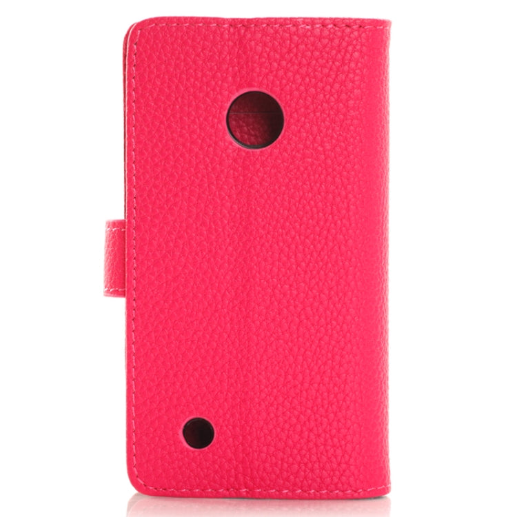 Litchi Texture Horizontal Flip Smart Leather Case with Holder & Card Slots & Wallet for Nokia Lumia 530