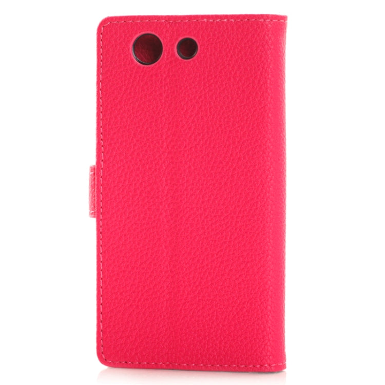 Litchi Texture Horizontal Flip Smart Leather Case with Holder & Card Slots & Wallet for Sony Xperia Z3 Compact