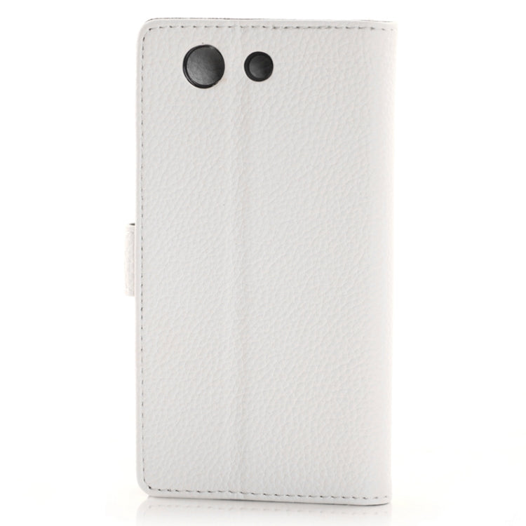 Litchi Texture Horizontal Flip Smart Leather Case with Holder & Card Slots & Wallet for Sony Xperia Z3 Compact