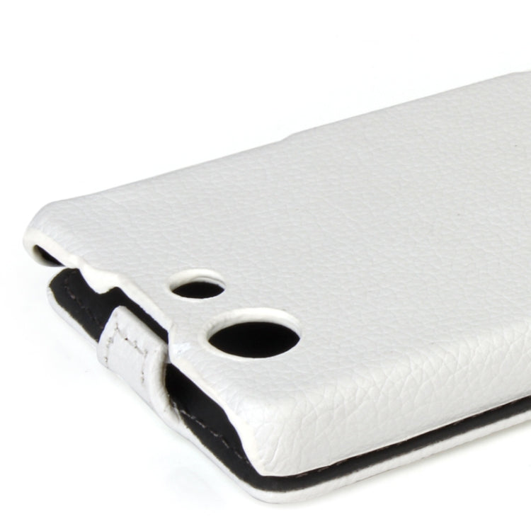 Litchi Texture Vertical Flip Leather Case for Sony Xperia Z3 Compact