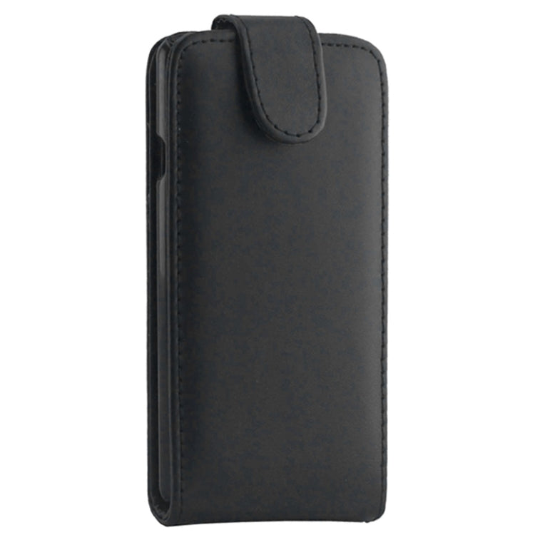 Vertical Flip Magnetic Button Leather Case for Sony Xperia E3