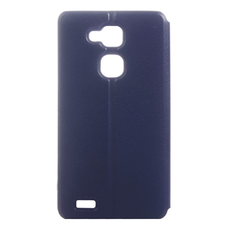 Horizontal Flip Leather Case with Call Display ID for Huawei Ascend Mate 7