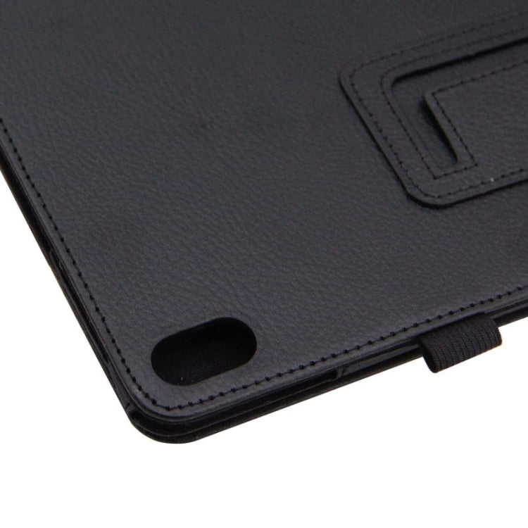2-fold Litchi Texture Leather Case with Holder for Lenovo A10-70 / A7600