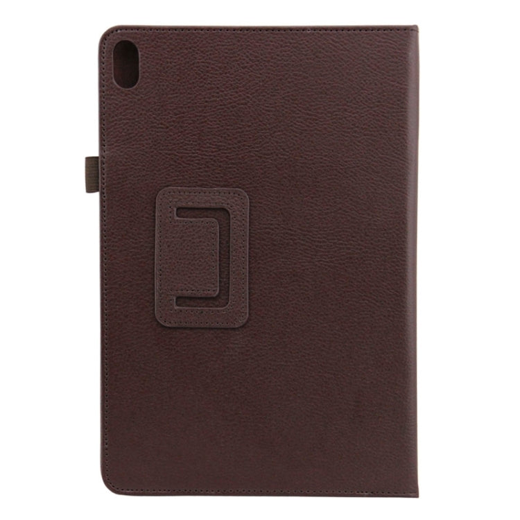 2-fold Litchi Texture Leather Case with Holder for Lenovo A10-70 / A7600