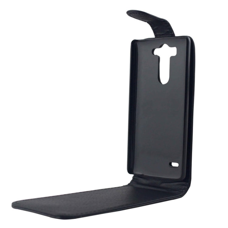Vertical Flip Magnetic Button PU Leather Case for LG G3 S / D722 / D725