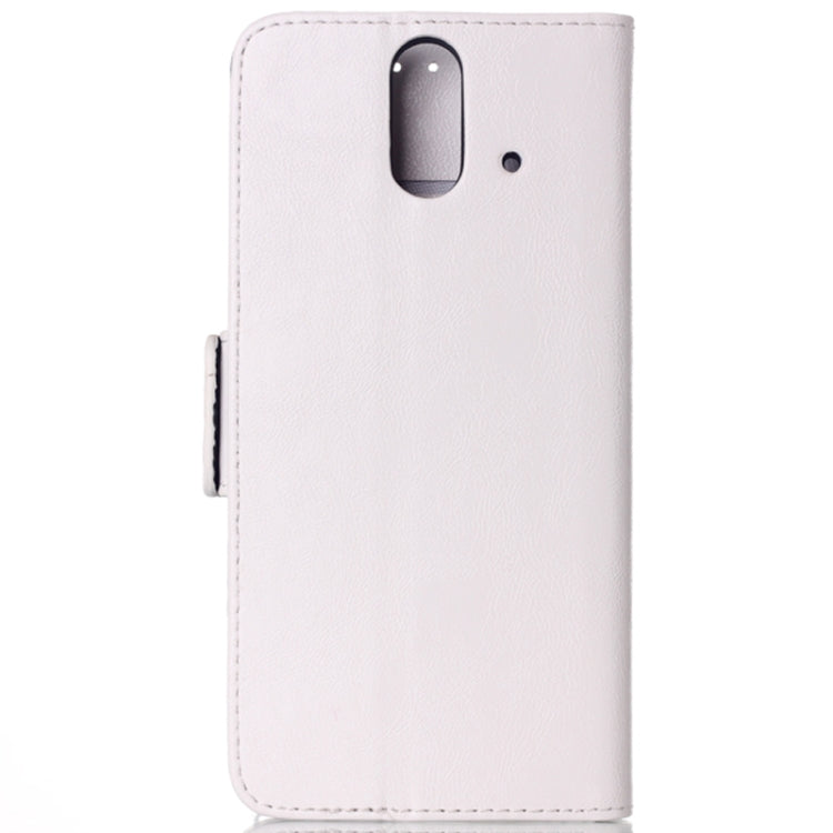Oil Leather Case with Card Slots & Holder for HTC One E8