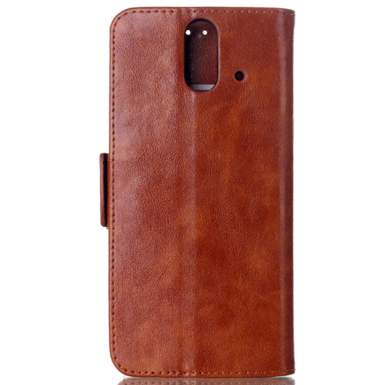 Oil Leather Case with Card Slots & Holder for HTC One E8