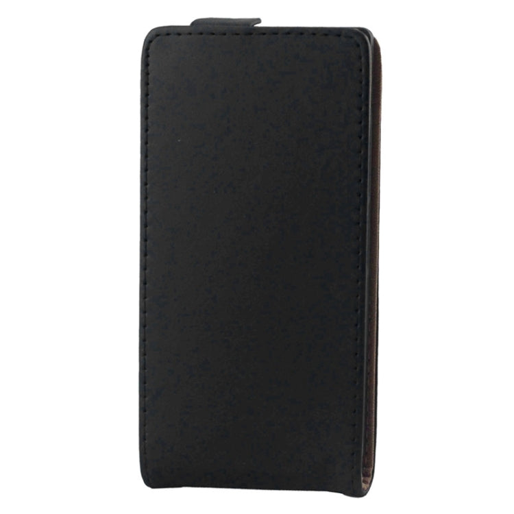Vertical Flip Magnetic Button Leather Case for Nokia Lumia 730