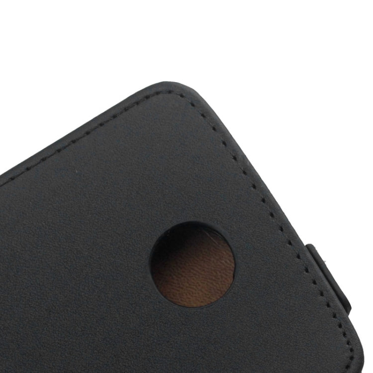 Vertical Flip Magnetic Button Leather Case for Google Nexus 6