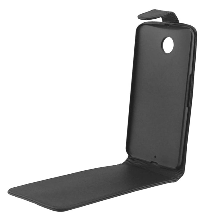 Vertical Flip Magnetic Button PU Leather Case for Google Nexus 6