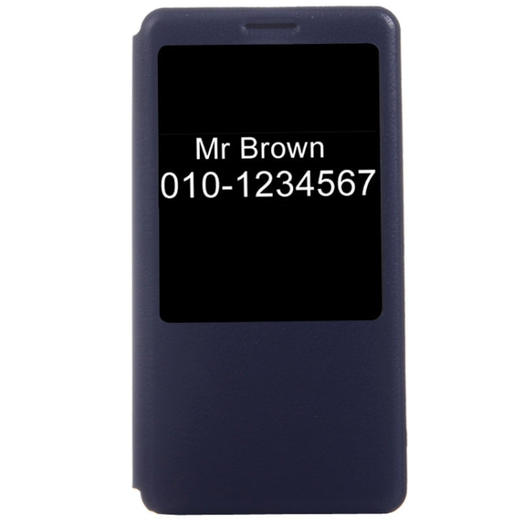 Leather Case with Display Window for Huawei Ascend Mate 7