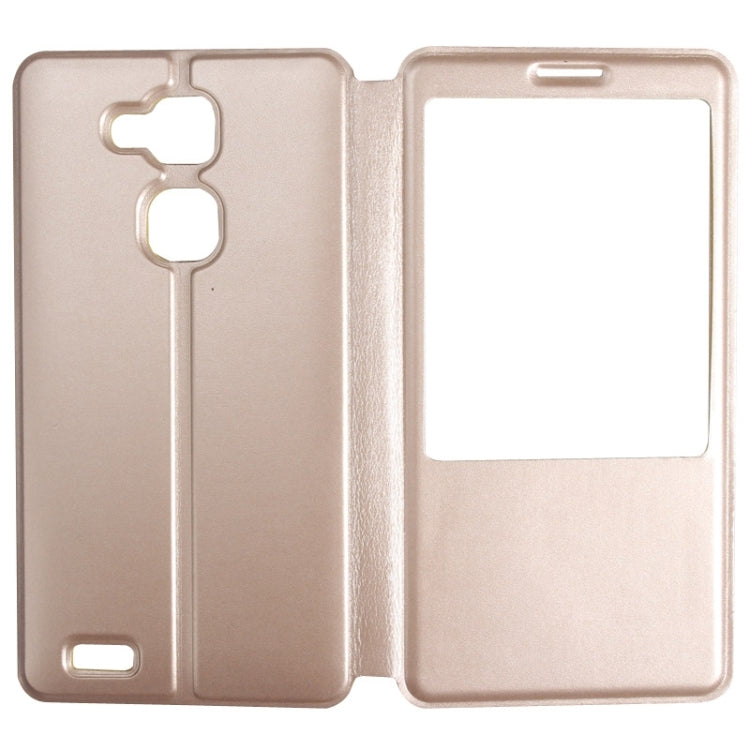 Leather Case with Display Window for Huawei Ascend Mate 7