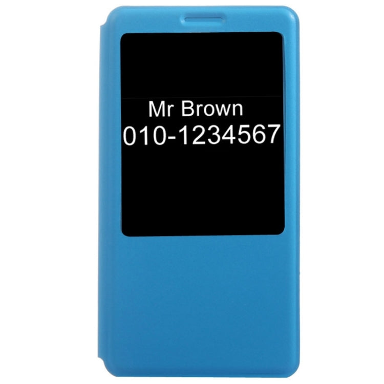 Leather Case with Display Window for Huawei Ascend Mate 7