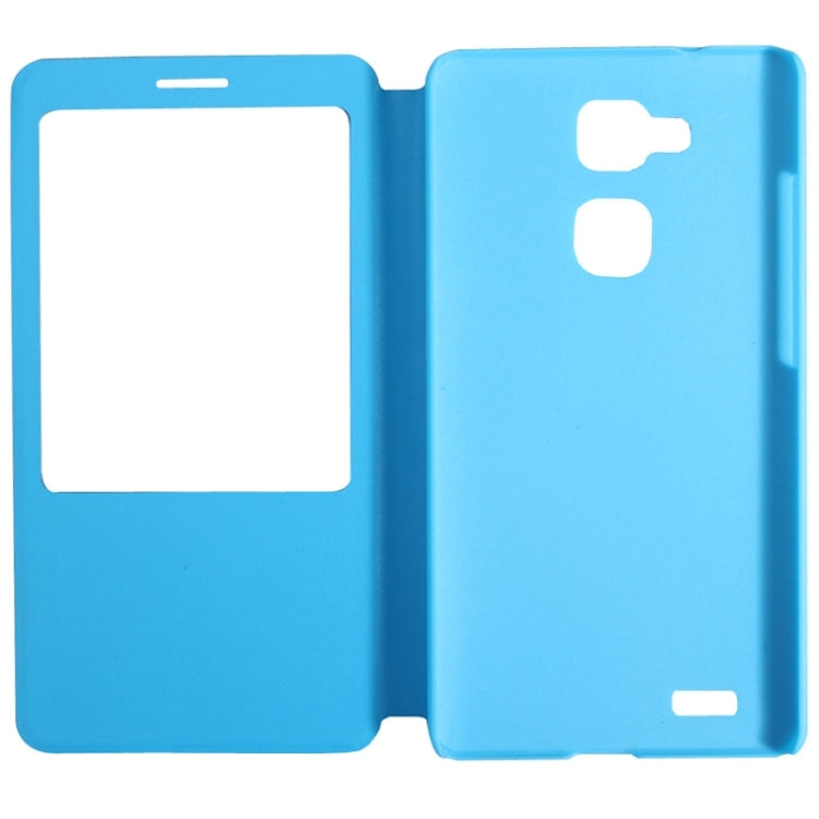 Leather Case with Display Window for Huawei Ascend Mate 7