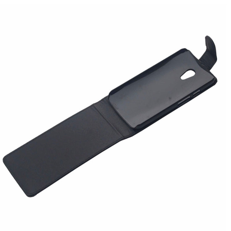 Vertical Flip Magnetic Button PU Leather Case for Motorola G(2nd Gen.)(Black)