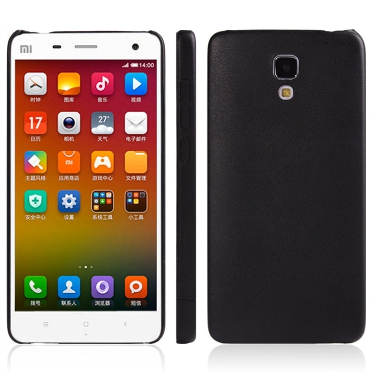 Ultrathin PU Leather Back Cover Protective Case for Xiaomi Mi4