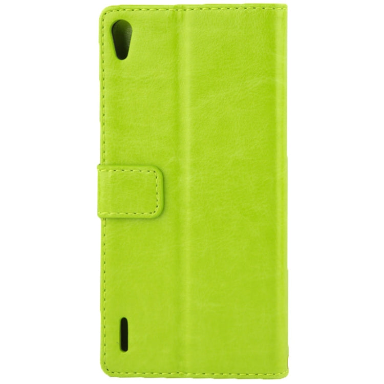 Fine Sheepskin Texture Flip Leather Case with Card Slots & Holder for Huawei Ascend P7 (3G Version)