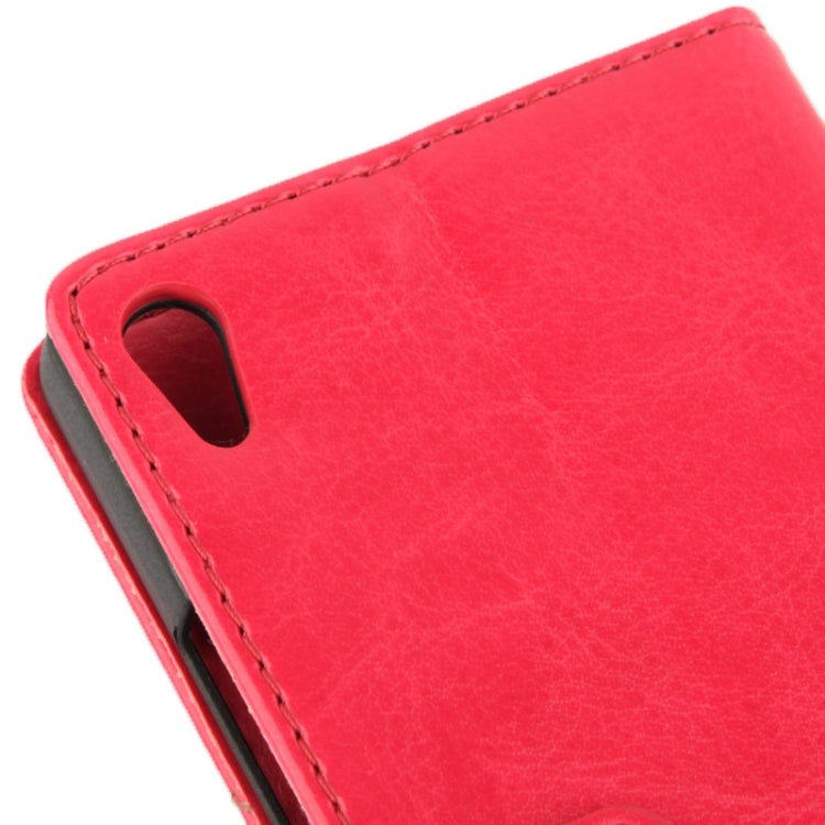 Fine Sheepskin Texture Flip Leather Case with Card Slots & Holder for Huawei Ascend P7 (3G Version)