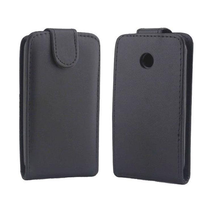 Litchi Texture Vertical Flip Leather Case for Motorola Moto E / XT1021(Black)