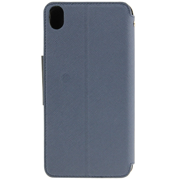 Cross Texture Horizontal Flip Magnetic Buckle Leather Case with Card Slots & Holder for  HTC Desire 816 / 800