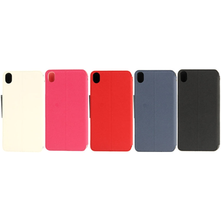 Cross Texture Horizontal Flip Magnetic Buckle Leather Case with Card Slots & Holder for  HTC Desire 816 / 800