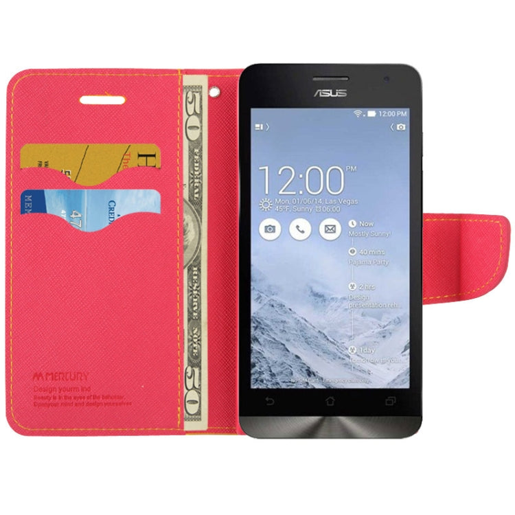 Cross Texture Horizontal Flip Magnetic Buckle Leather Case with wallet & Card Slots & Holder for ASUS ZenFone 5