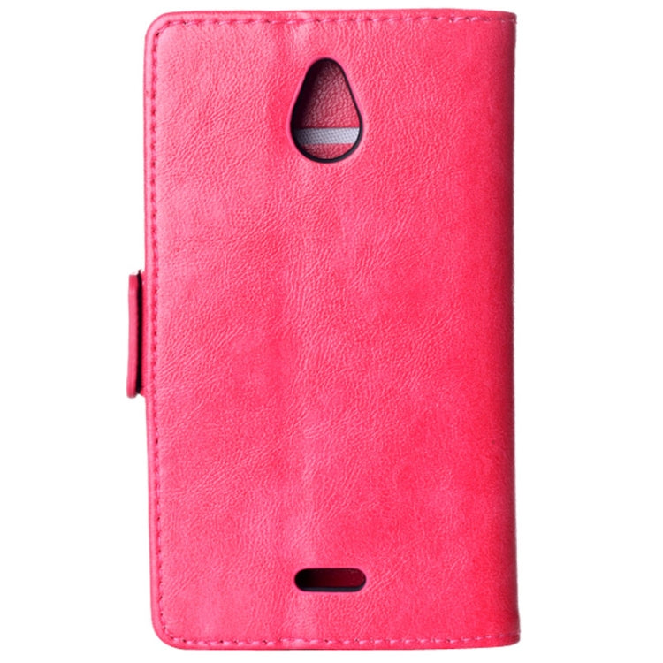 Oil Skin Texture Horizontal Flip Leather Case with Holder for Nokia X2