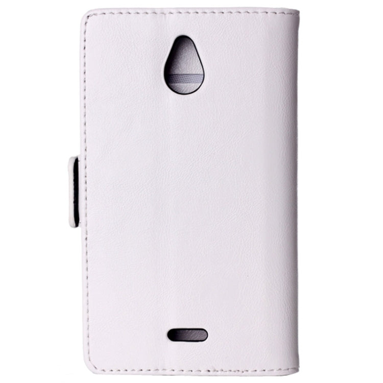 Oil Skin Texture Horizontal Flip Leather Case with Holder for Nokia X2