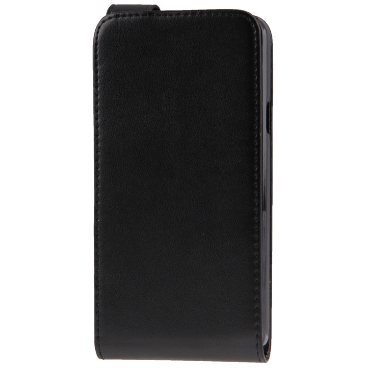 Vertical Flip Leather Case for Wiko Rainbow(Black)