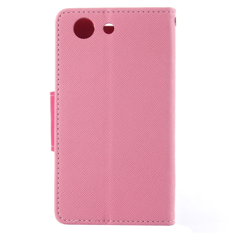 Cross Texture Leather Case with Holder & Card Slots & Wallet for Sony Xperia Z3 Compact