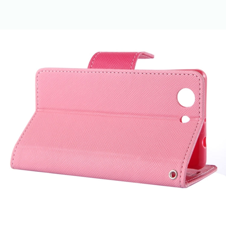Cross Texture Leather Case with Holder & Card Slots & Wallet for Sony Xperia Z3 Compact