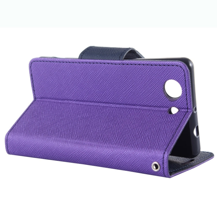 Cross Texture Leather Case with Holder & Card Slots & Wallet for Sony Xperia Z3 Compact