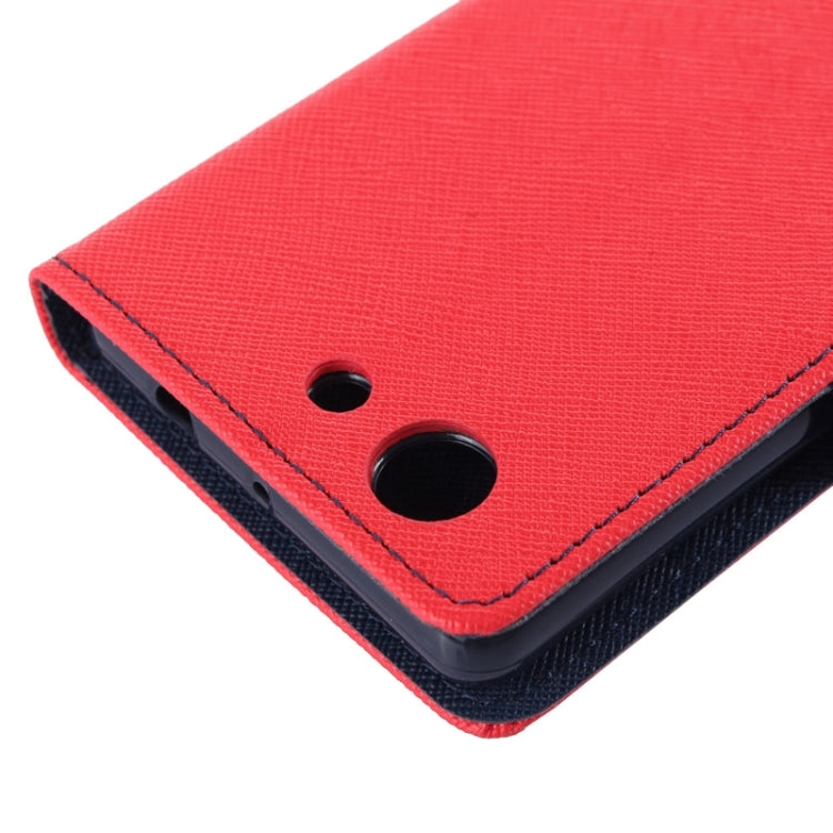 Cross Texture Leather Case with Holder & Card Slots & Wallet for Sony Xperia Z3 Compact