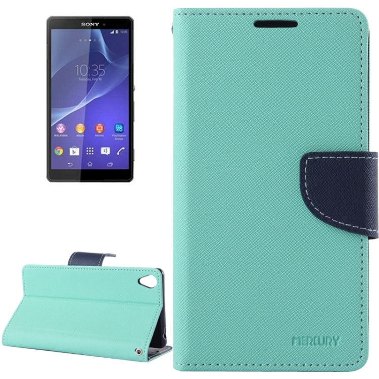Cross Texture Leather Case with Holder & Card Slots & Wallet for Sony Xperia Z3