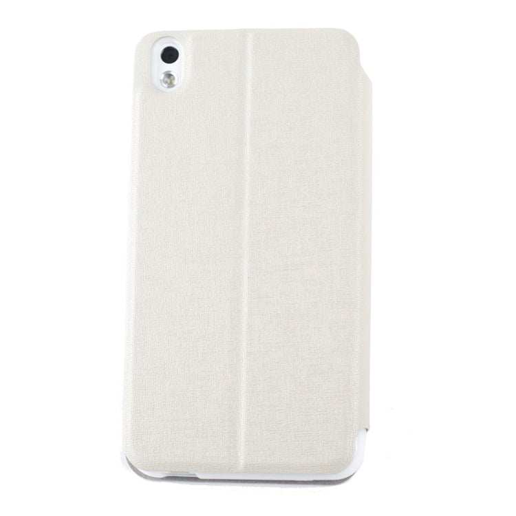 Oracle Texture Horizontal Flip Leather Case with Call Display ID & Holder for HTC Desire 816 / 800